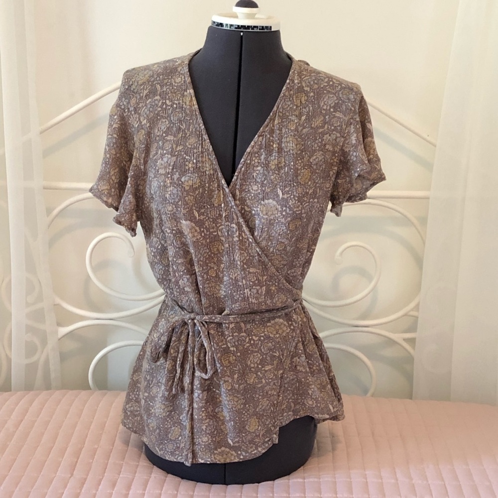 O’Neill Floral Wrap Top